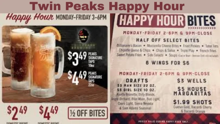 Twin Peaks Happy Hour