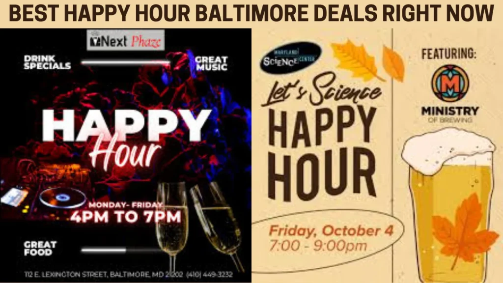 Best Happy Hour Baltimore Deals Right Now