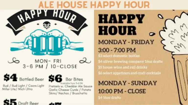 Ale House Happy Hour