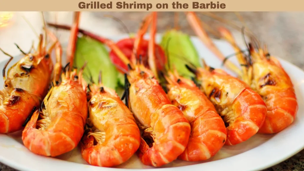 Happy Hour Outback Restaurant and Grilled Shrimp on the Barbie