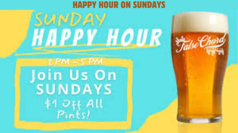 Happy Hour on Sundays